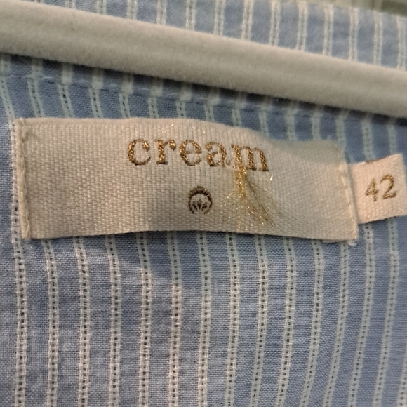 Blue Striped Women's Top - Picture 2 of 4